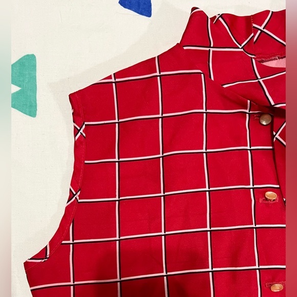 Vintage Grid Mini Dress - Picture 3 of 6